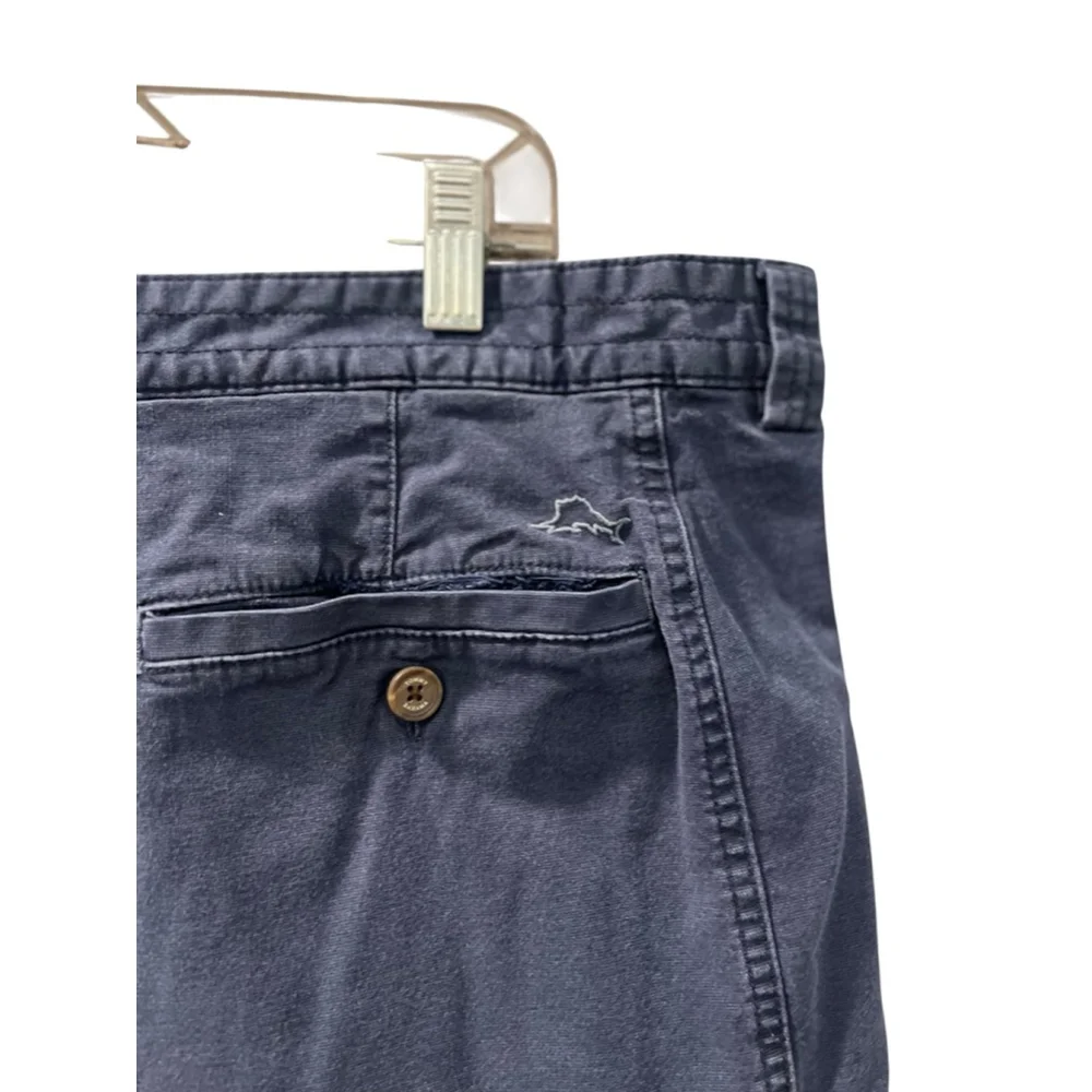 Tommy Bahama Set Of 2 Chino Cargo Shorts Size 36 Blue Casual Summer Cotton